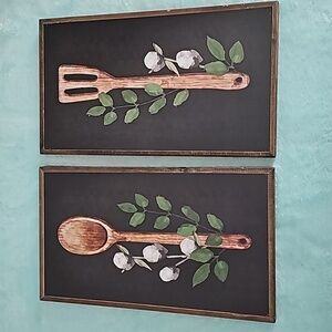 Matching 8.6x14.6in Kitchen Wall Decor Signs